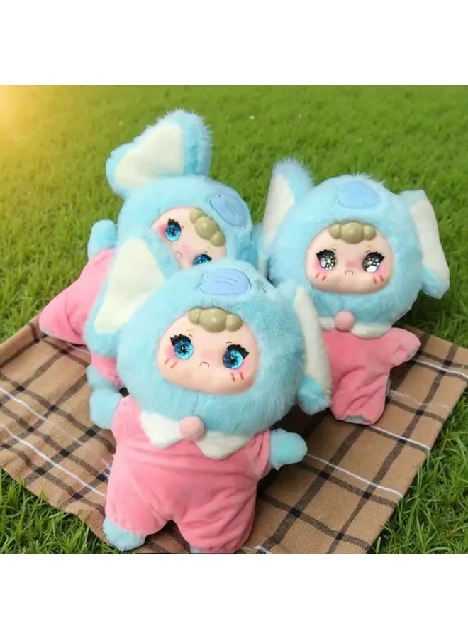 Cute Courageous Little Elephant Plush Toy Soft Stuffed Animal Doll Huggable Gift - Image 4